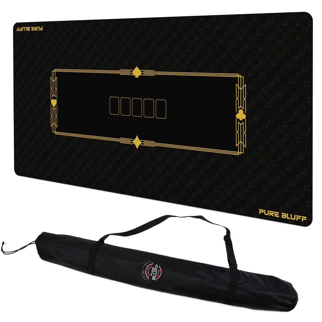 Poker Mat for Table, Texas Holdem Poker Table Mat. Nonslip and Smooth
