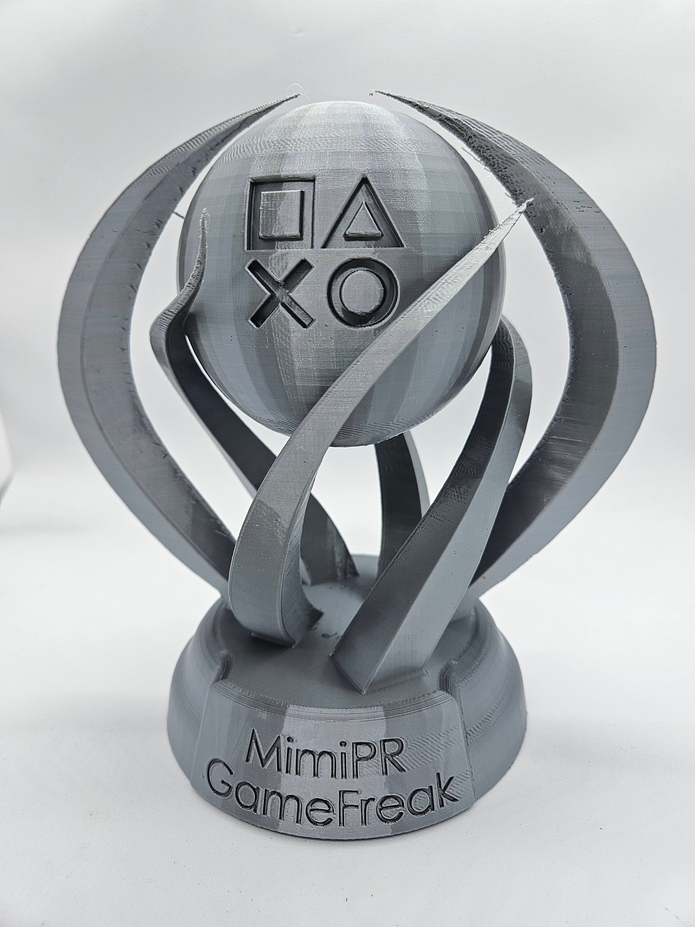 PlayStation プレイステーション　トロフィー　飾り　3Dプリント Playstation PS4 Platinum Trophy - Etsy