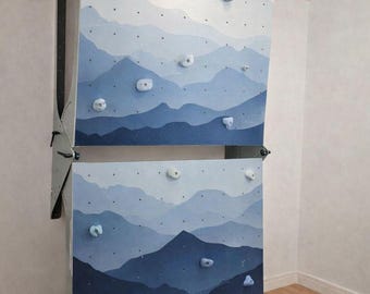 Modular Tilting Climbing Wall – Dual-Pivot Training System, 2.5m tall 1.2m wide