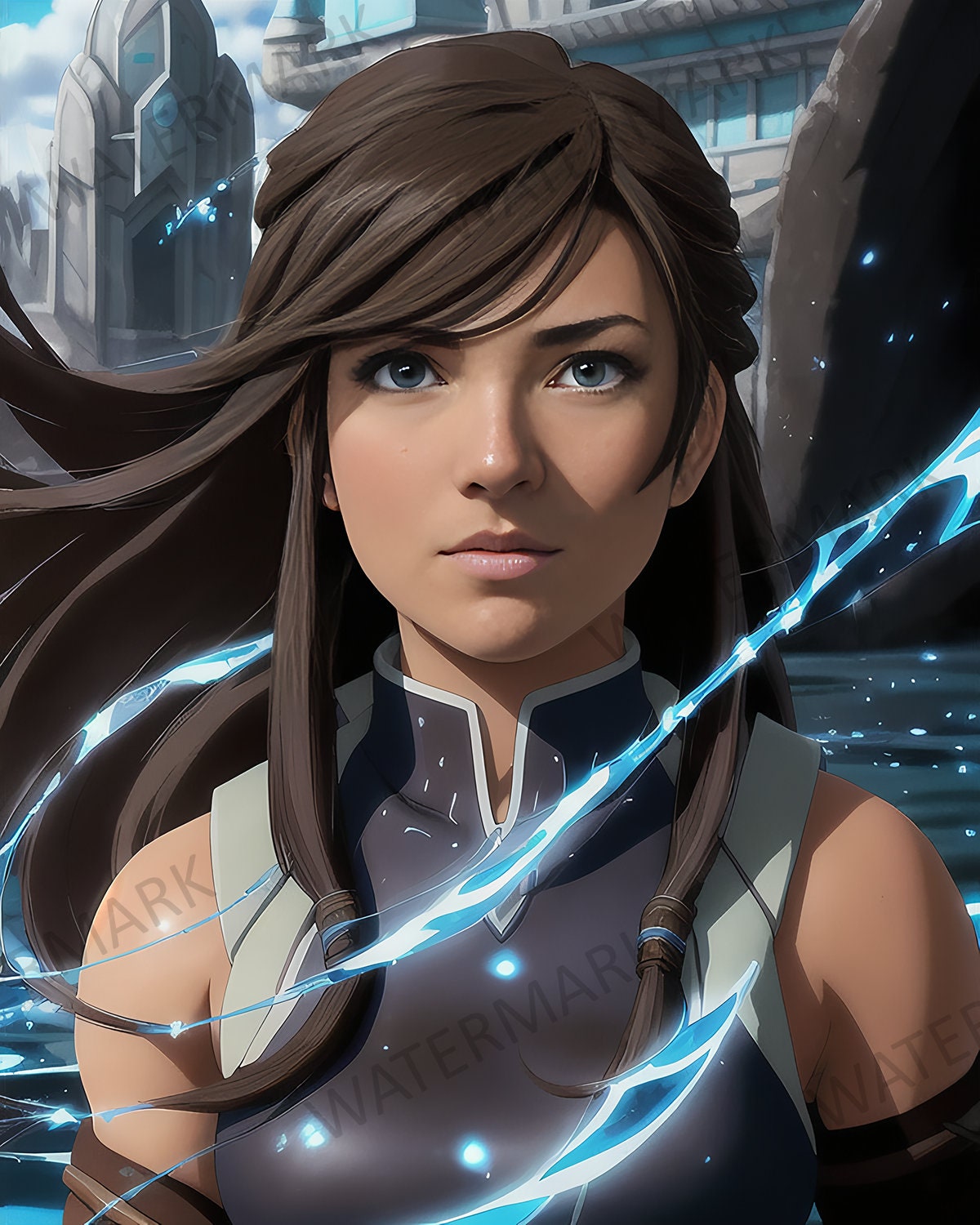 Legend of Korra Avatar Fantasy Art Print Wall Art Etsy
