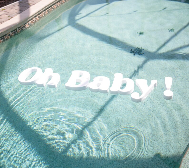 Floating Pool Letters Foam Letters for Party Pool Decor Etsy