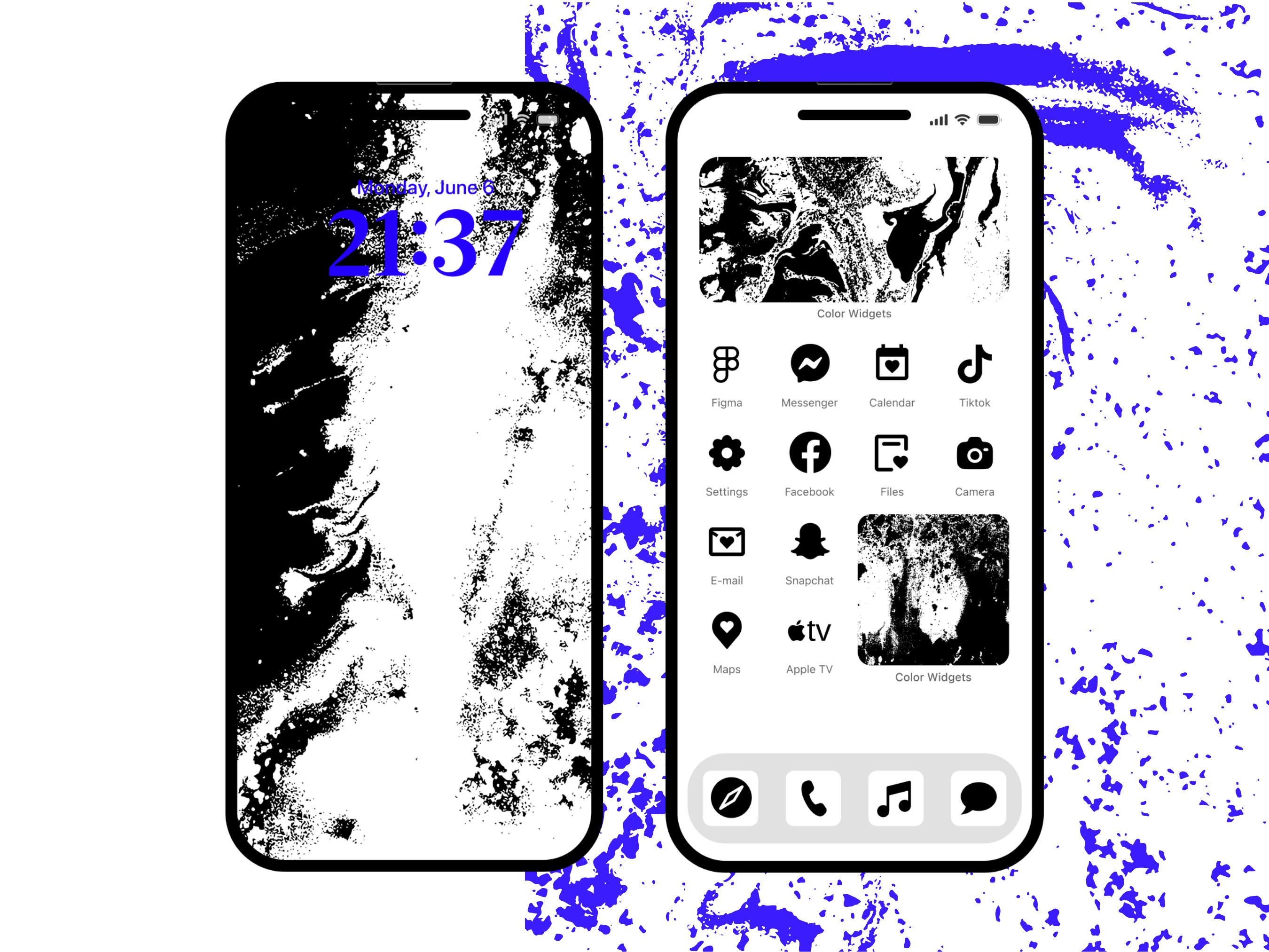 600 Black&white Icons Set, iPad Theme, iPhone Ios Theme, iPad Wallpaper, Ios14 Ios15 iPhone Icon