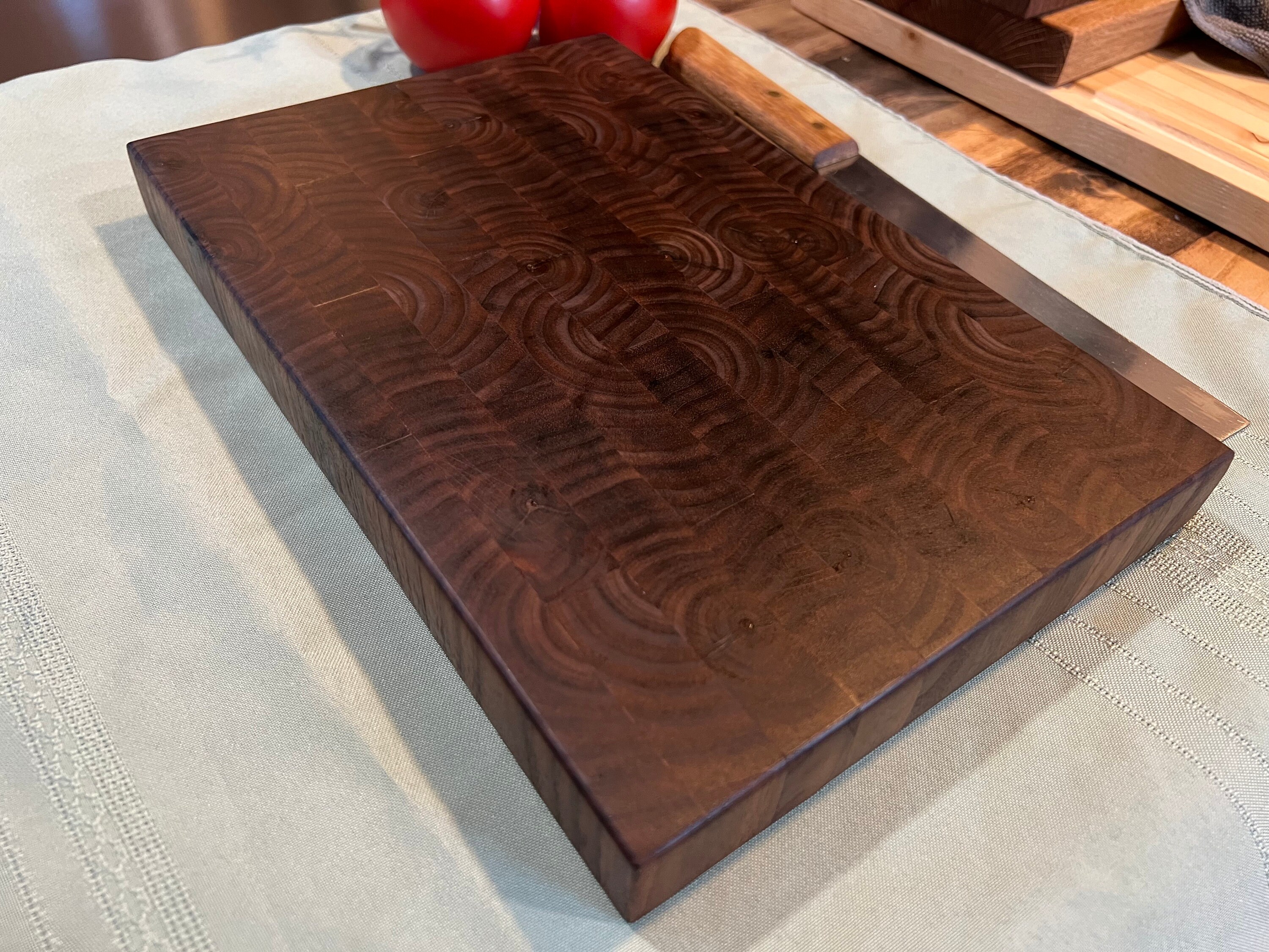 10 X 12 X 1 3/4 Walnut End Grain Cutting Board, the Best Kind of