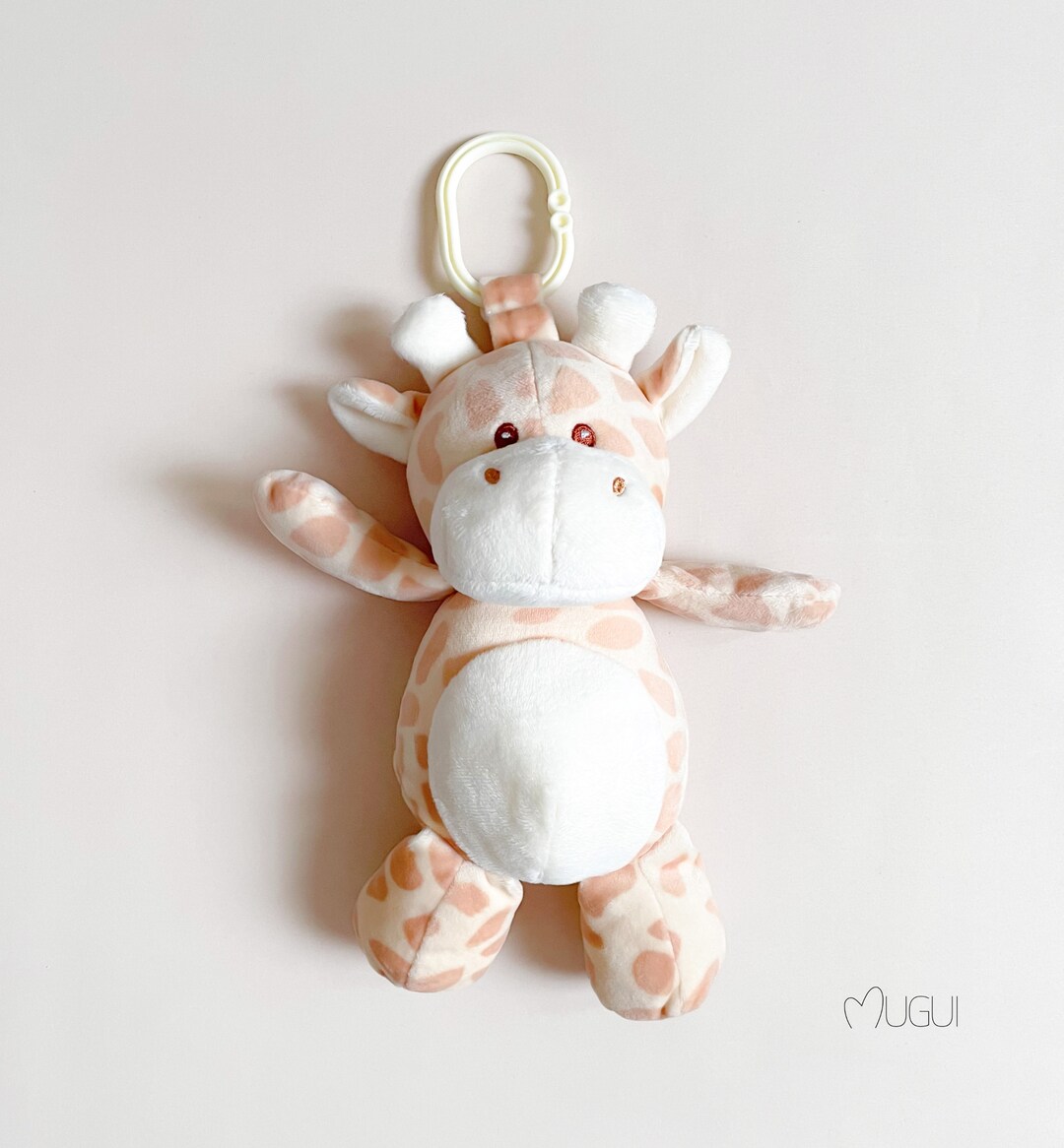 Soft Baby Giraffe Stuffed Animal Plush Clip on Plushie Toy Etsy