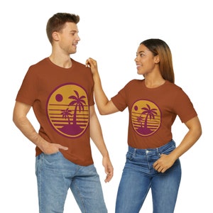 Camiseta palmera unisex