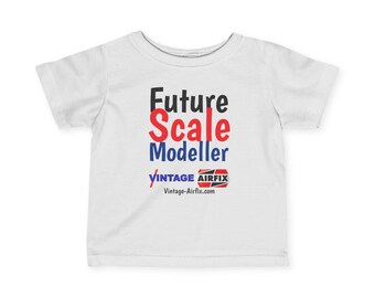 Future Scale Modeller Vintage Airfix baby fijn jersey T-shirt