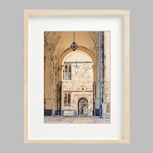 Bodleian Library, University of Oxford - Limited Edition Digital Art Print