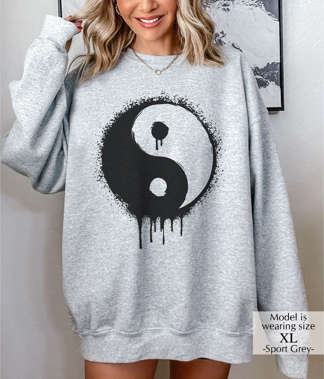 Obey yin yang sweatshirt Clearance