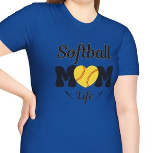 Softball Mama Shirt, Spieltag Shirt, Softball Leben, Shirt für Softball, Mama Leben Shirt