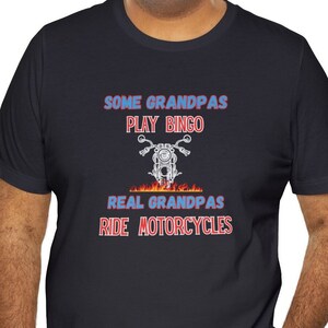 grandpa gift, motorcycle grandpa shirt