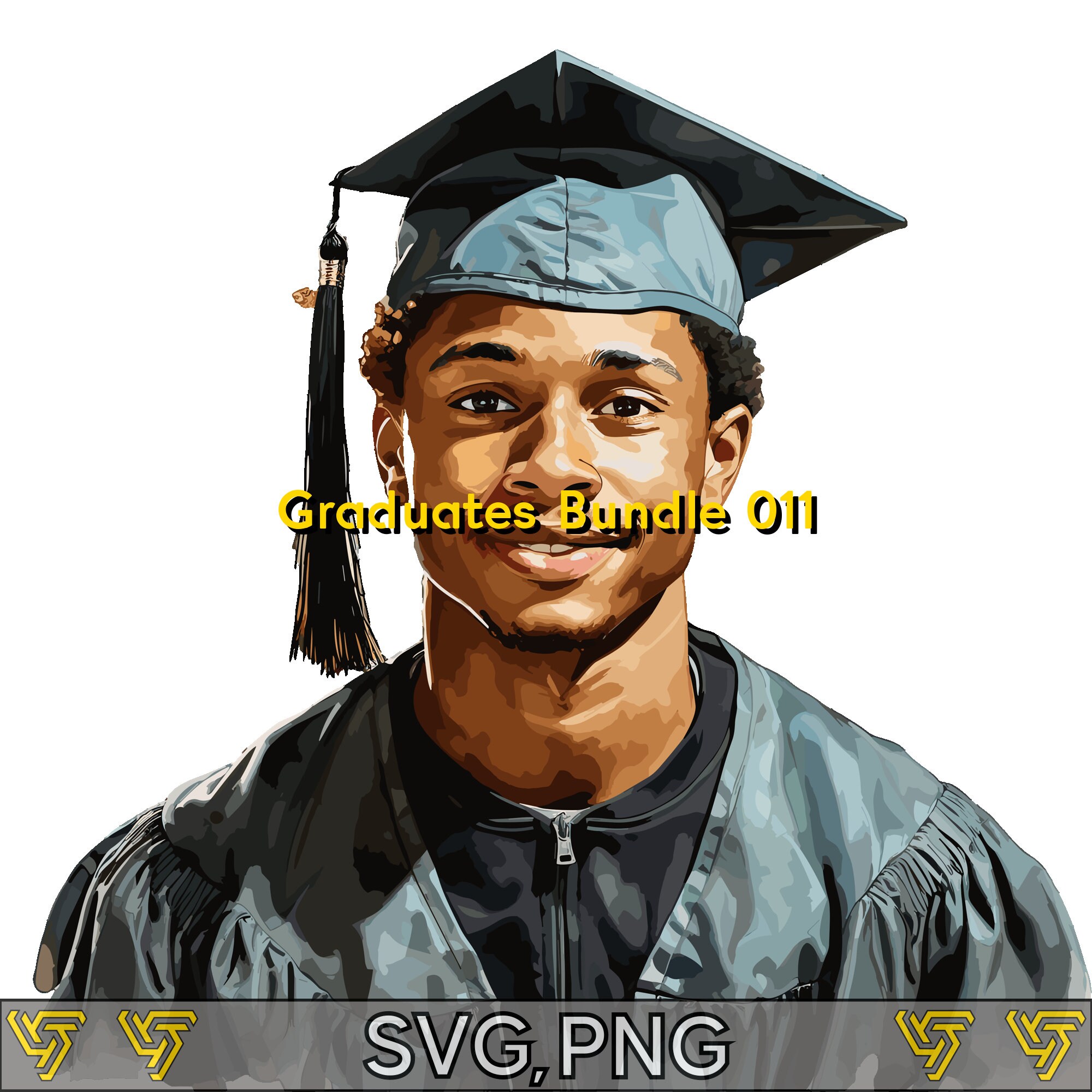Student/graduate Clipart Bundle 011 6 PNG and 6 SVG Instant Downloads ...