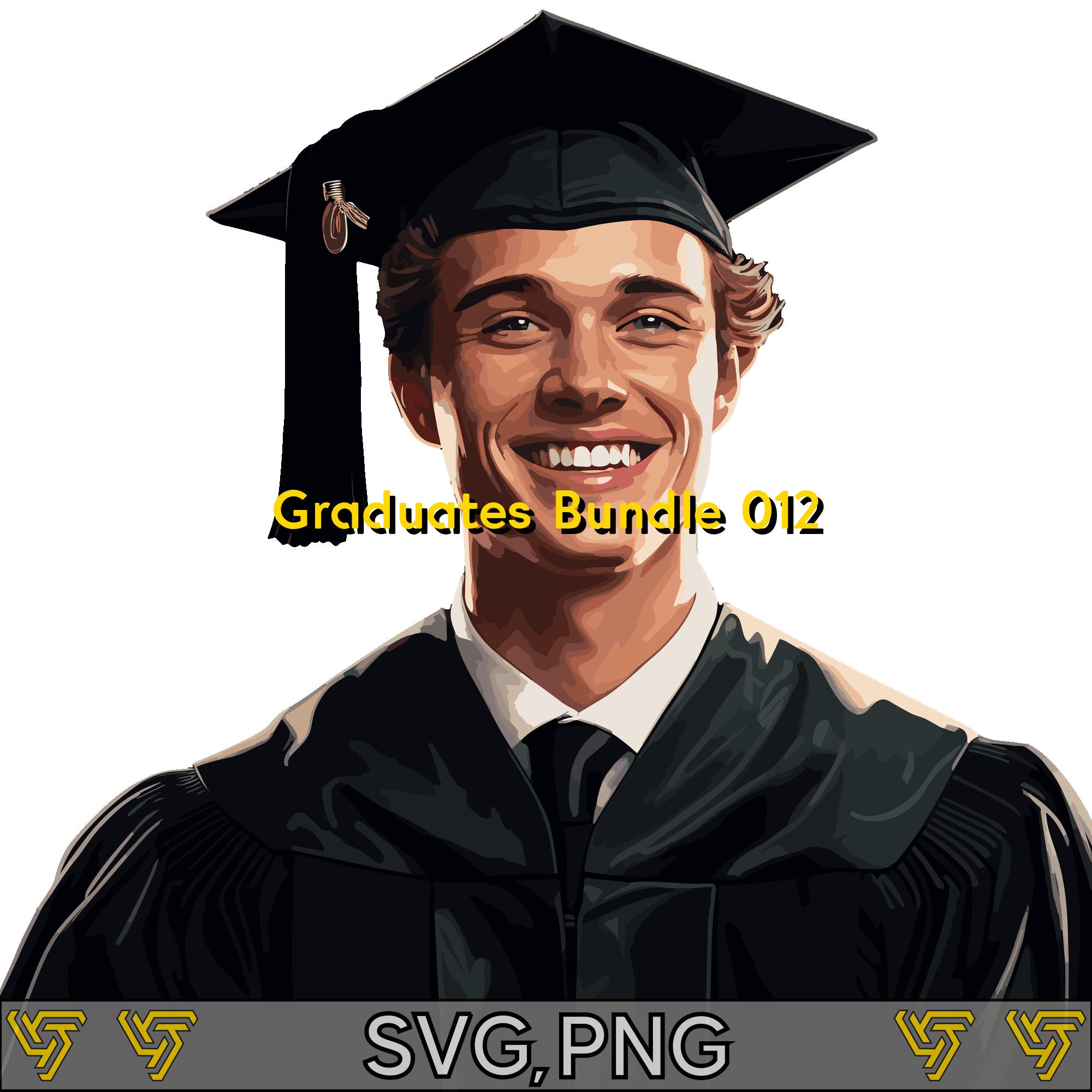 Student/graduate Clipart Bundle 012 6 PNG and 6 SVG Instant Downloads ...