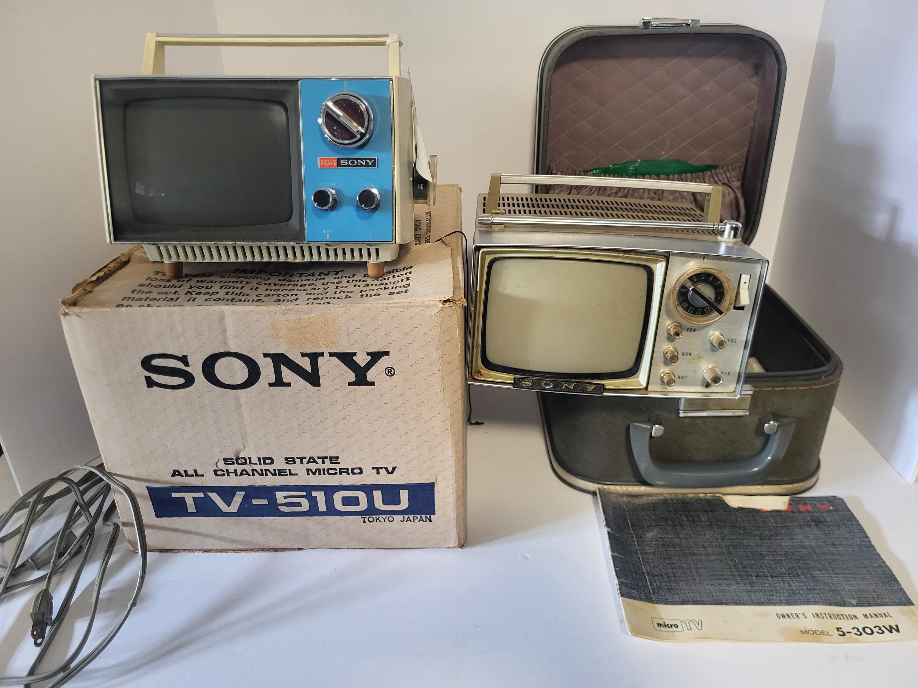 Vintage portable tv - Etsy 日本
