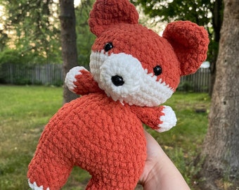 Handmade Crochet Fox Plushie