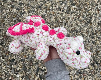 Handmade Crochet Fruit Dragon