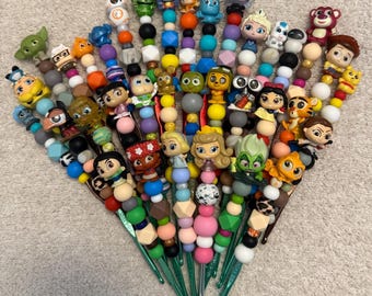 NEW!! Customized Character Crochet Hooks: Assorted Sizes