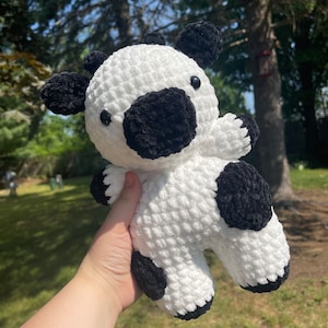 Classic Crochet Black Cow