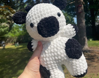 Handmade Crochet Cow- Solid Colors