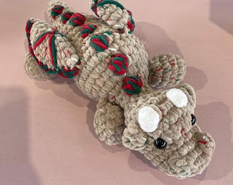 Crochet Holiday Cookie Dragon