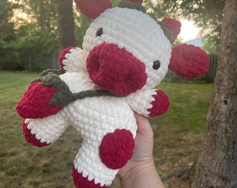 Crochet Strawberry Cow