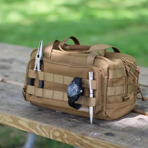 12 inch Tool Bag, Tactical bag, Gear Bag, Multi purpose Bag for Mechanics, Electrician, Carpenters, Builders , Plumbers 12&quot; x 7&quot; x 7&quot;
