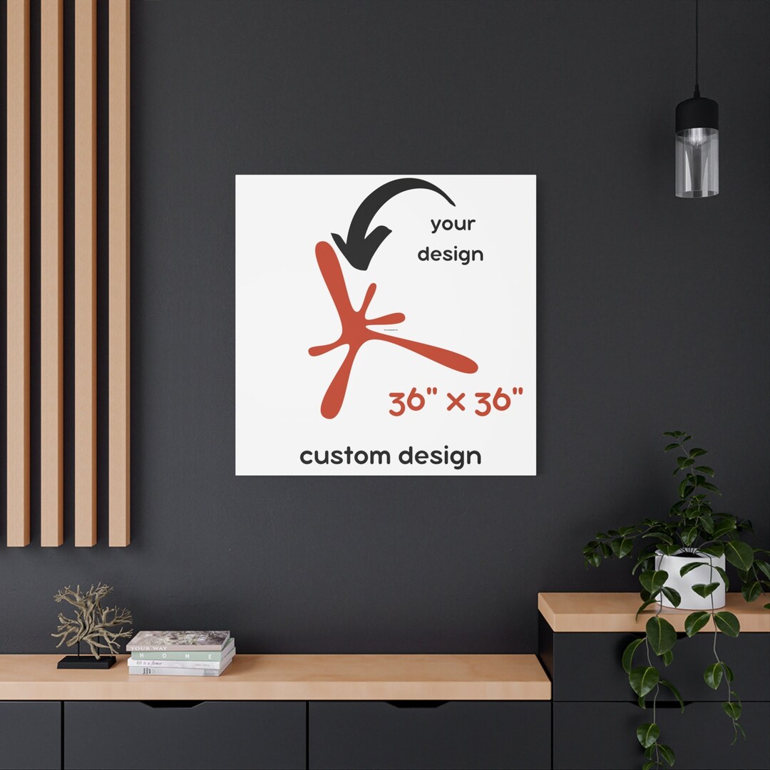 Custom Canva Print Your Own Art Customize Existing Designs Etsy