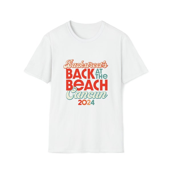 Backstreet Boys Fans T-Shirt Backstreet's Back at the Beach Cancun 2024 Event shirt