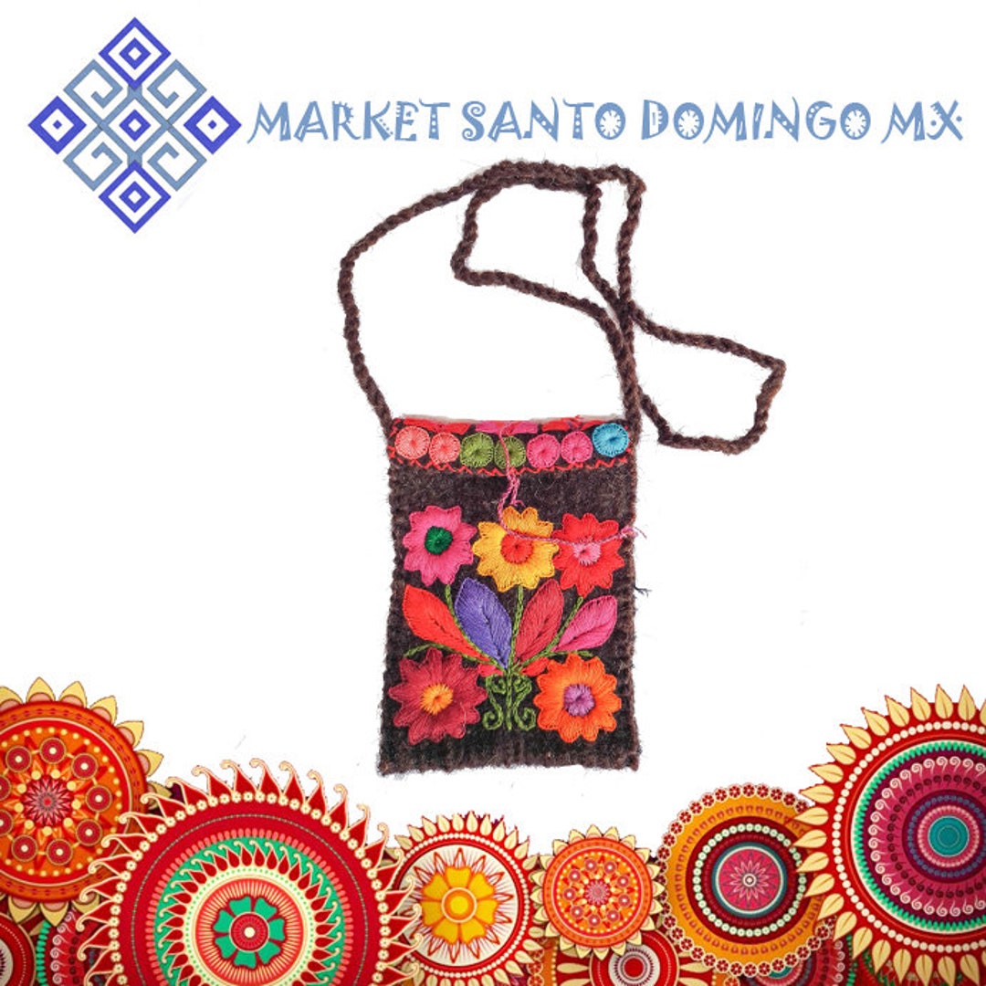 Bolsos bordados a mano con lana hotsell