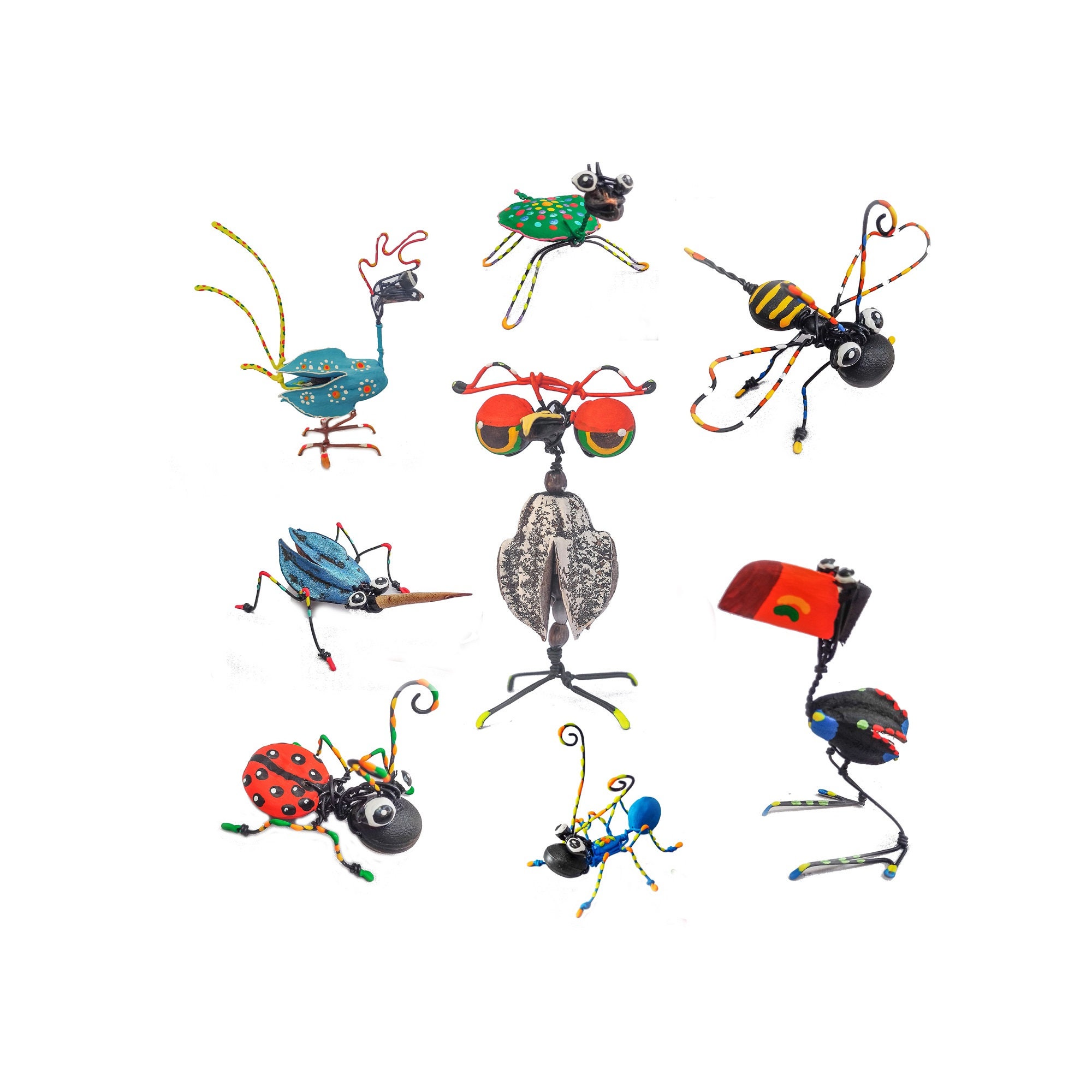 Hercules Beetle Metal Wire Alebrijes Mexican Wooden Toys Minimalist ...