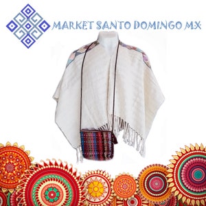 Mini bolso mexicano tejido a mano con cuerpo cruzado Patrón minimalista bolso anudado Cremallera top boho bolsa Étnica hippie pasaporte cartera de correa larga