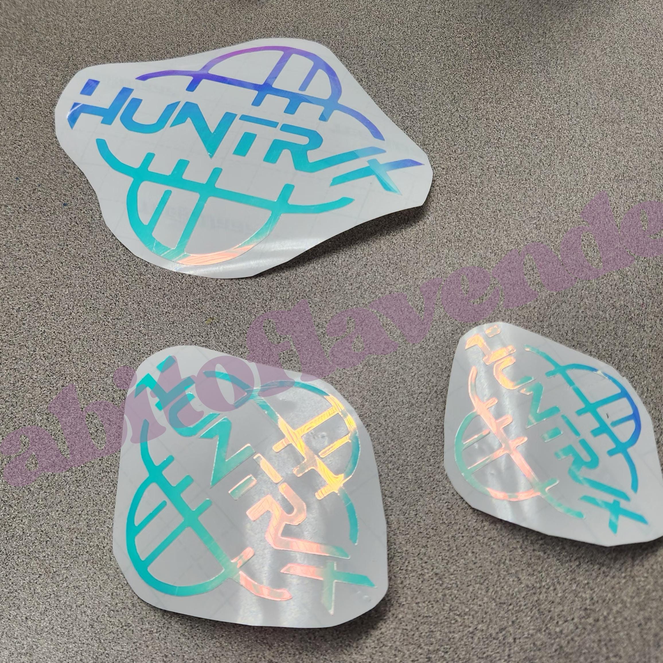 huntrix don't miss! • holographic vinyl sticker from kpop demon hunters