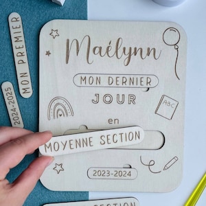 PANCARTE RENTRÉE SCOLAIRE "Ardoise"