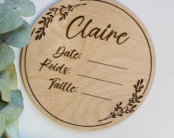 Carte bienvenue à remplir
