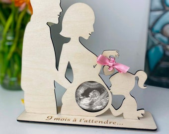 Baby ultrasound photo frame, personalized