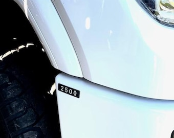 2500 Bumper badges