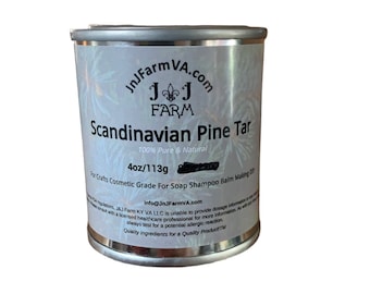 Scandinavian Pine Tar 100% Pure Natural Organic For Crafts Soap Shampoo DIY