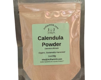 Calendula Powder Organic Dried Edible ~ Calendula Officinalis