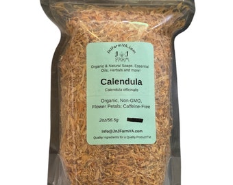Calendula Petals Organic Dried Edible ~ Calendula Officinalis