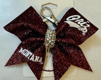 "Offiziel lizensierter Schlüsselanhänger der ""University of Montana"" Grizzlies Bow."