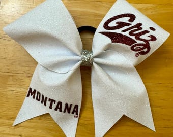 Offiziel lizensierte U of M Griz Haarschleife