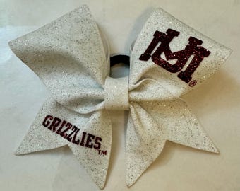 Offiziel lizensierte Mini-Haarschleife von der Universität von Montana Grizzlies