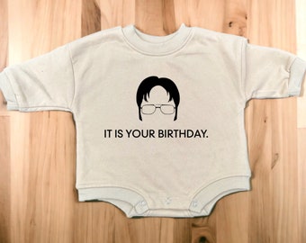 It Is Your Birthday Dwight The Office Baby Onesie