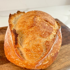 Meilleure recette numérique de pain au levain avec des instructions complètes sur la façon de conserver le levain.