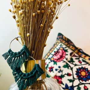 Makramé Boho Örhänge, Boho Örhänge, Makramé Örhängen, Gåva
