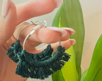 Boho Makramé Örhänge