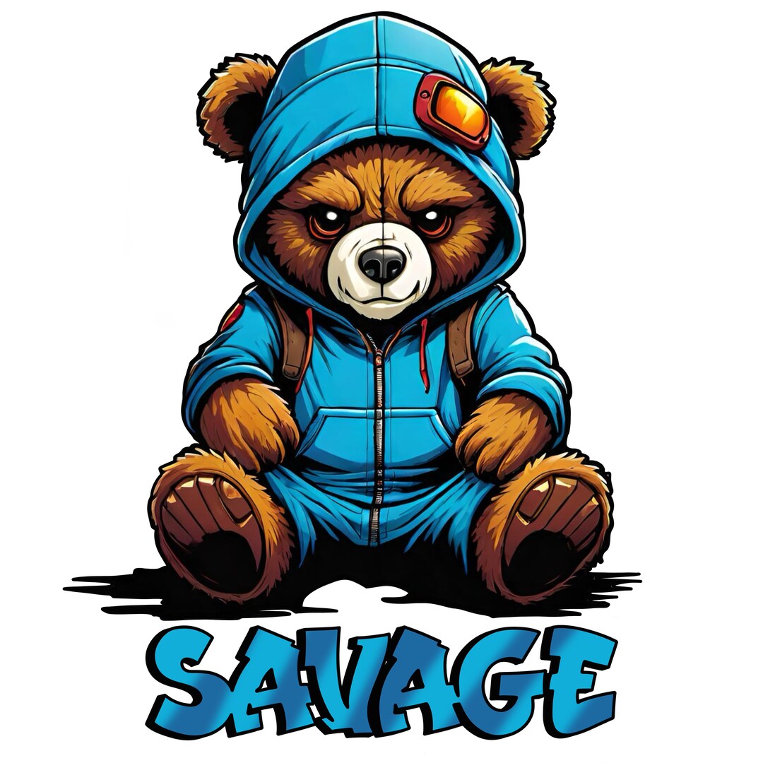 トップス doublet violent stuff bear print sweat doublet / VIOLENT STUFF BEAR PRINT SWEAT SHIRT-doublet