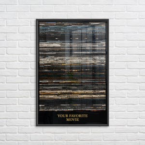 Custom Frame by Frame Movie Poster | Unique Film Gift (Digital Download)