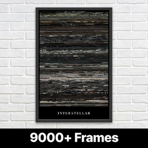 Pôster de filme interestelar, pôster de filme para impressão, pôster digital, pôster personalizado, pôster de filme icônico, arte de parede para impressão, Christopher Nolan
