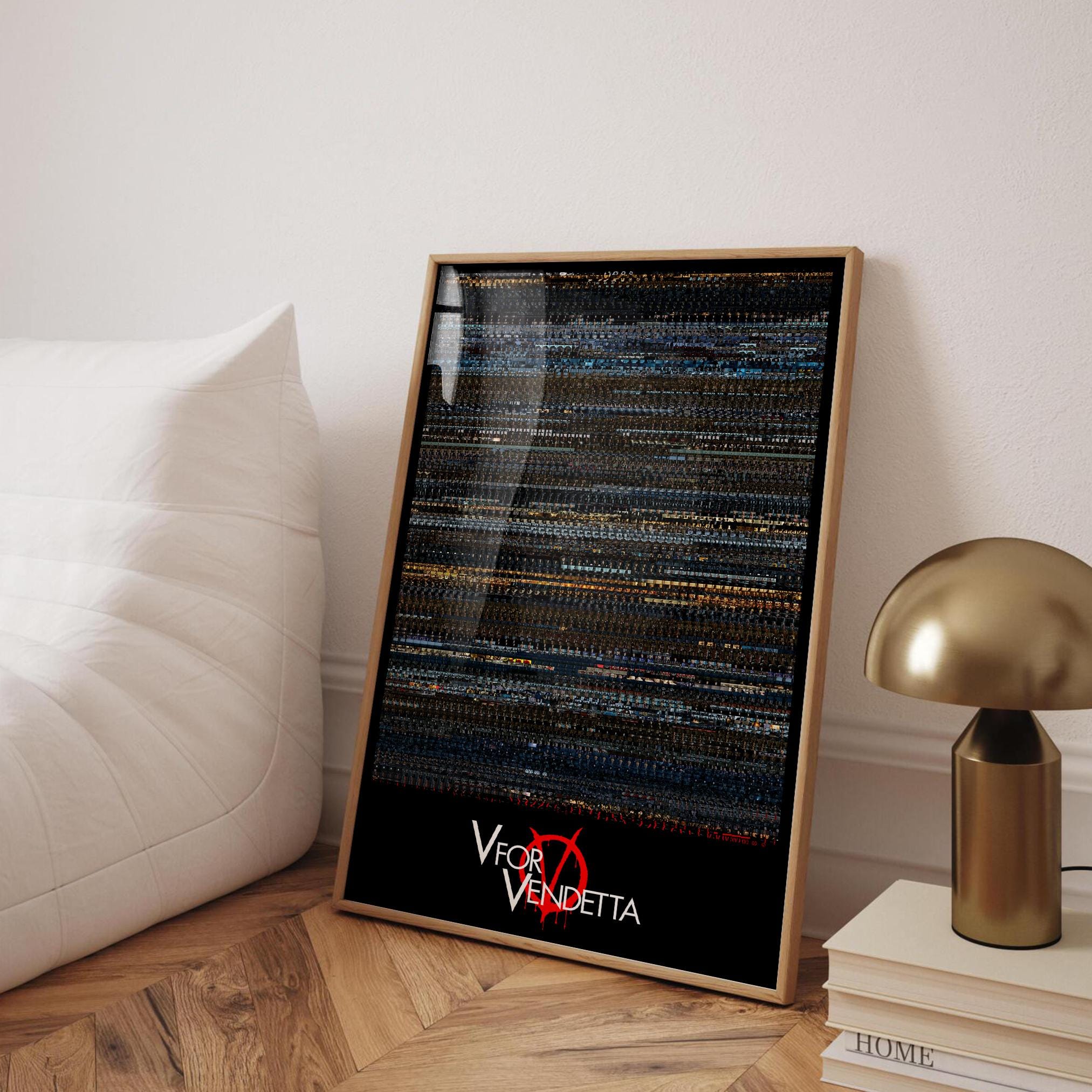 V for Vendetta Movie Poster, Printable Movie Poster, Poster Digital ...