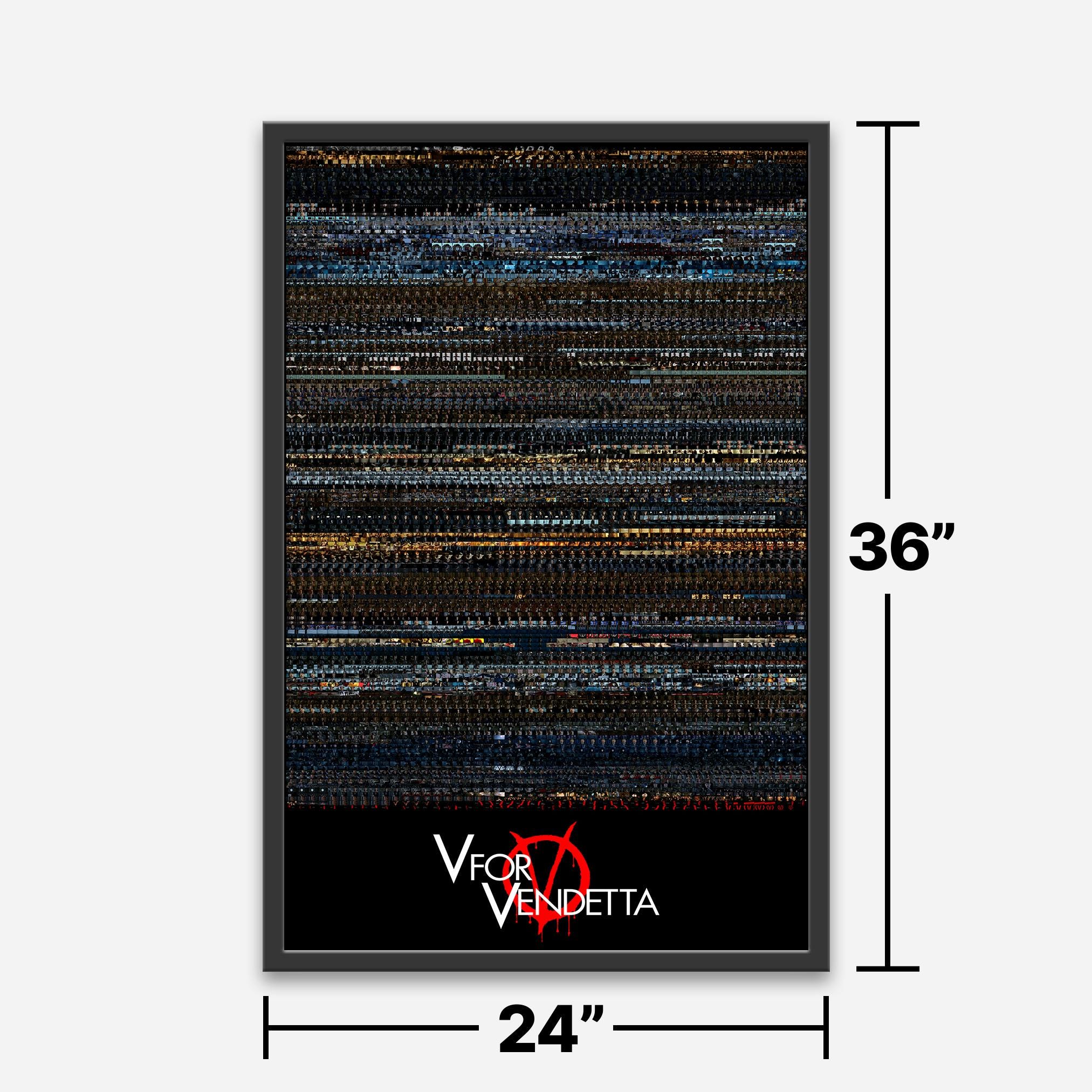 V for Vendetta Movie Poster, Printable Movie Poster, Poster Digital ...